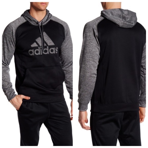 adidas Other - Adidas Climawarm Color Block Hooded Sweatshirt